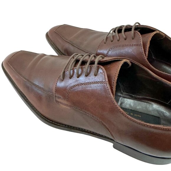 TO BOOT NEW YORK Men's Lace Up Derby Shoe in Cognac - 10 - Picture 4 of 16